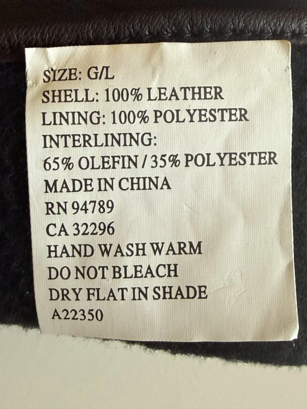 Thinsulate 40 Gram Insulated Ladies Gloves Genuine Soft Leather Brown Size L NWT